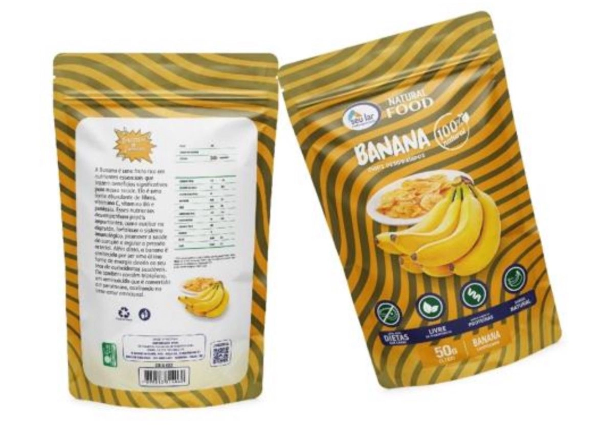 Banana Chips Natural Food 50g