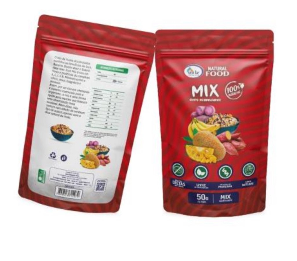 Mix De Frutas E Legumes Chips Natural Food 50g