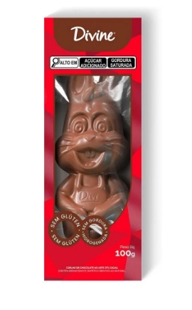 Coelho Chocolate Ao Leite Divine