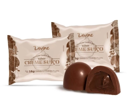 Trufa De Chocolate Ao Leite Recheado Com Creme Suo 18g