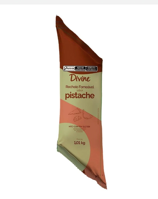 Bisnaga Recheio Forneavel Pistache 1,01kg Divine