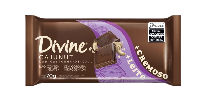 Choc.divine Mais Cremoso Ao Leite C/cast.70g