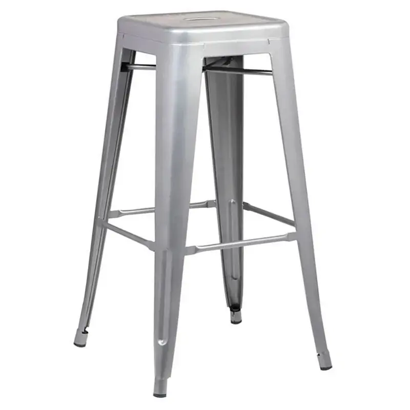 Banqueta Alta em Aço Iron Rivatti Aço