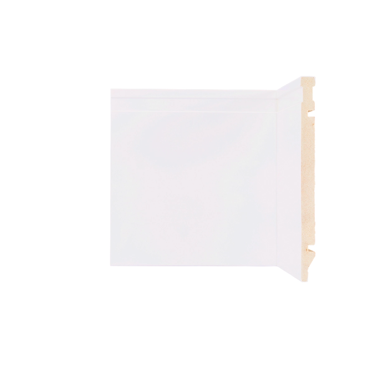 Rodape Poliestireno 20cm Branco Frisado 2,40 Metros 5186