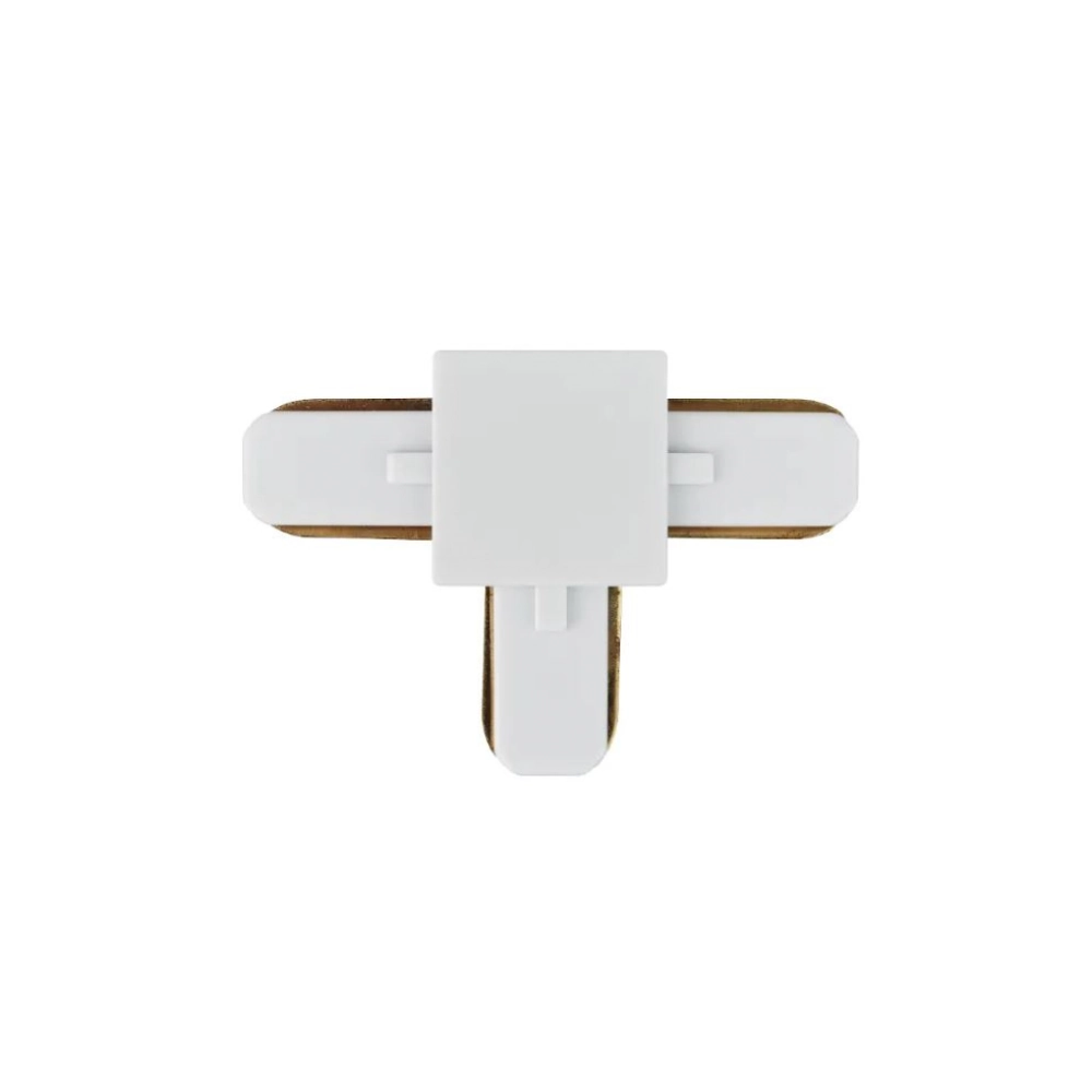 Conector Emenda Pix Tipo T Para Trilho Eletrificado Bivolt Branco