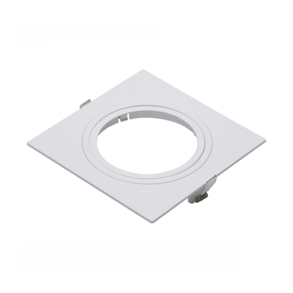 Spot De Embutir Pix Quadrado Plano Par 20 Direcionável Branco