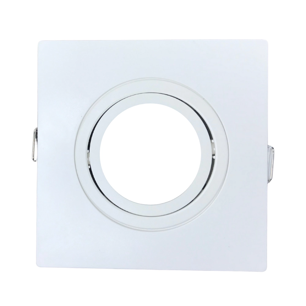 Spot De Embutir Pix Quadrado Plano Móvel Mr16 Branco