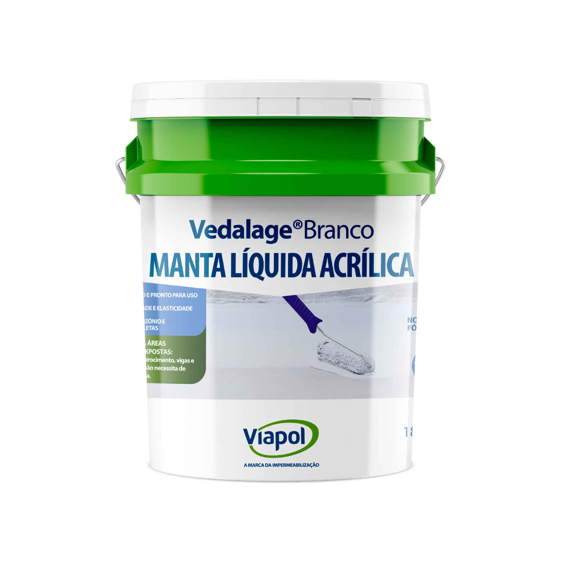Viapol Vedalage Branco Manta Liquida Acrilica 18l