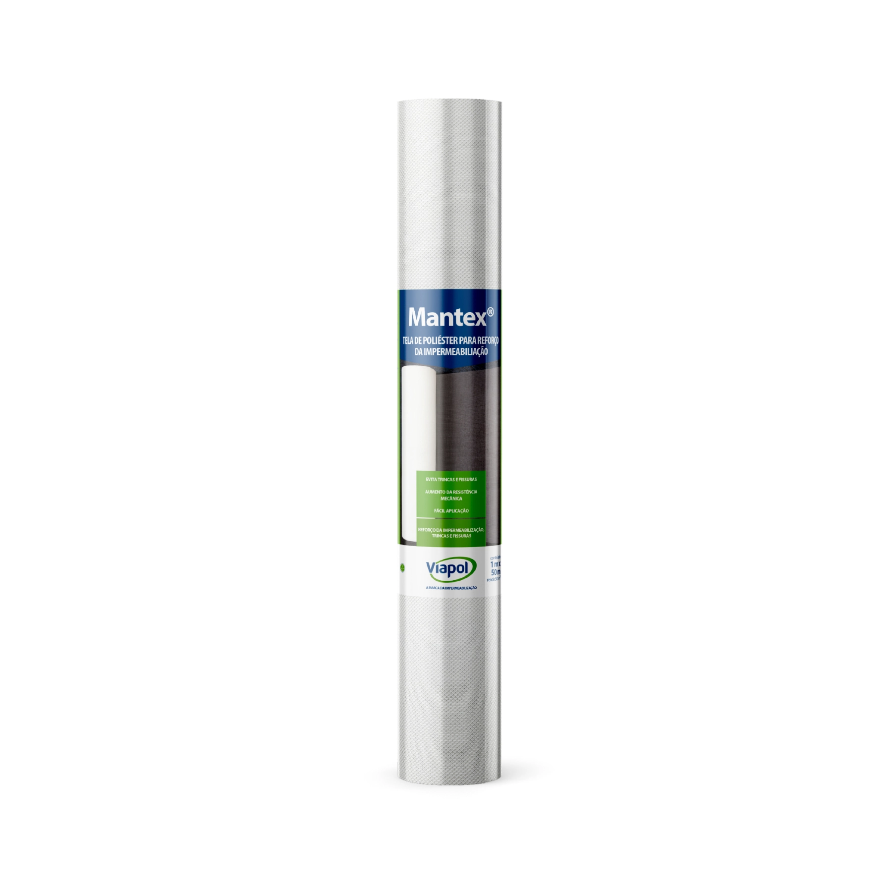 Tela Estruturante Viapol Mantex 1x50m Branco