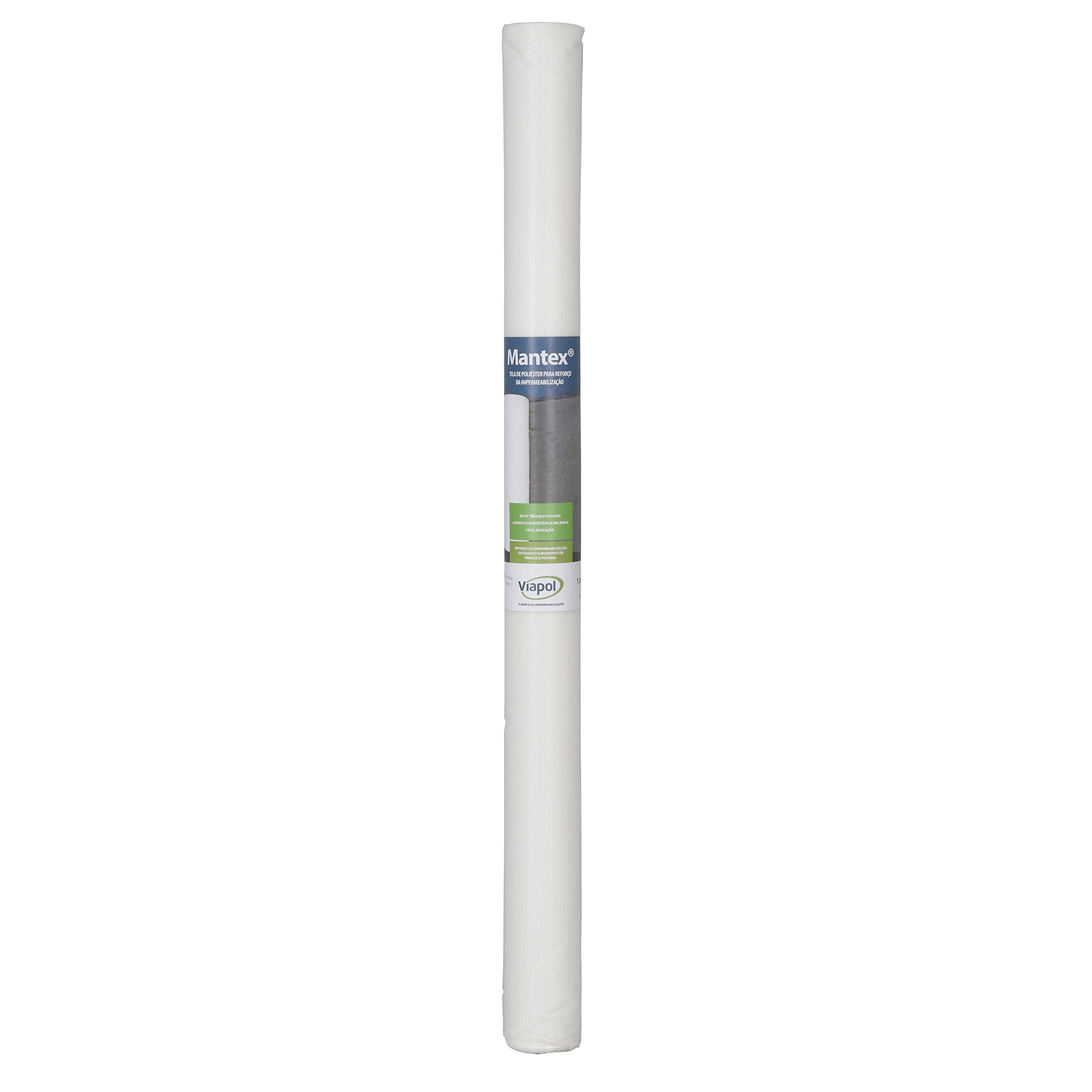 Tela Estruturante Viapol Mantex 1,5x50m Branco