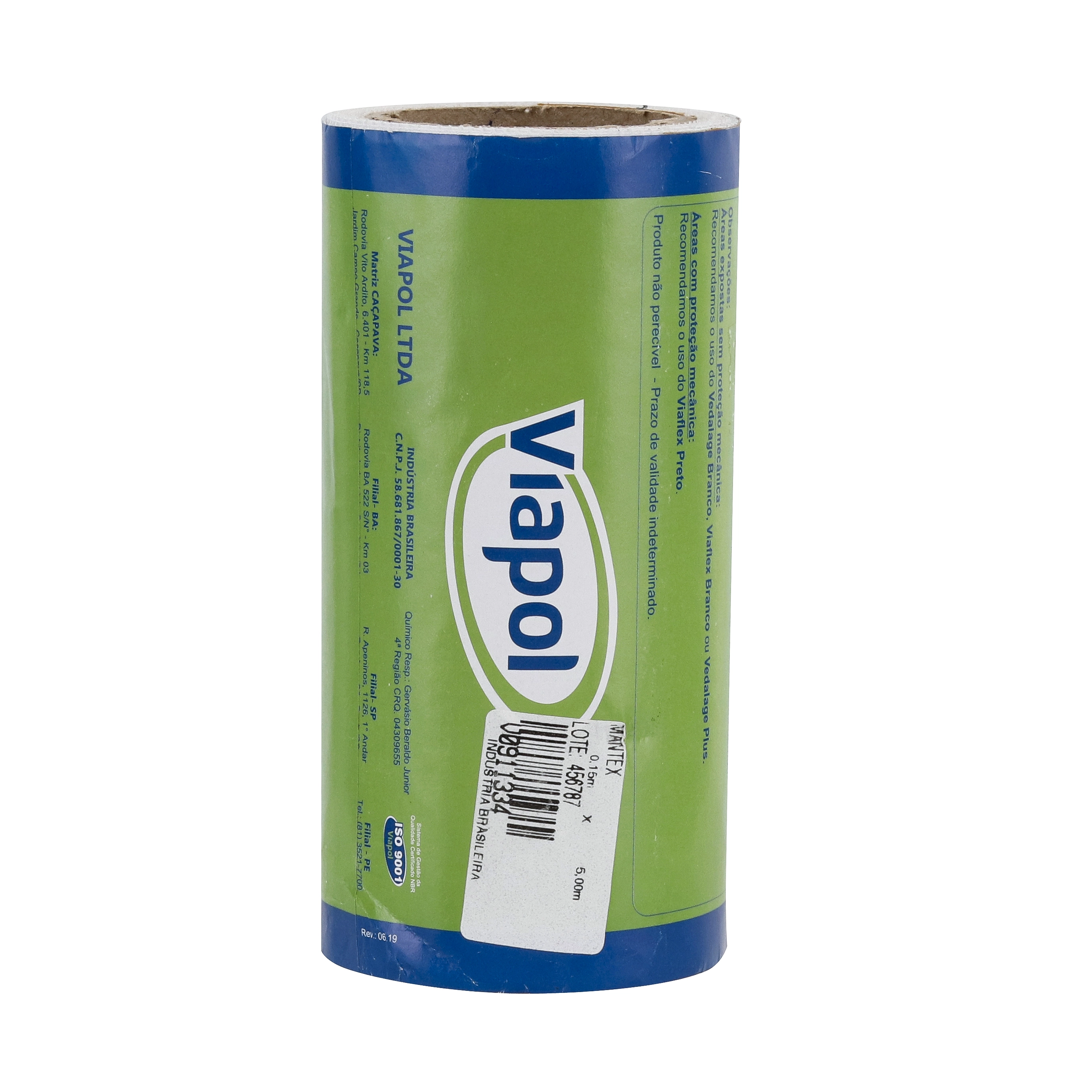 Tela Estruturante Viapol Mantex 15cmx5m Branco