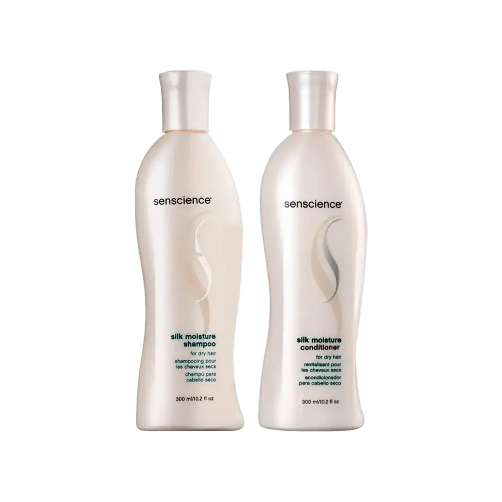 Senscience Gift Box Dias Das Maes 1 Shampoo Silk Moisture 300ml 1 Condicionador Silk Moisture 300ml