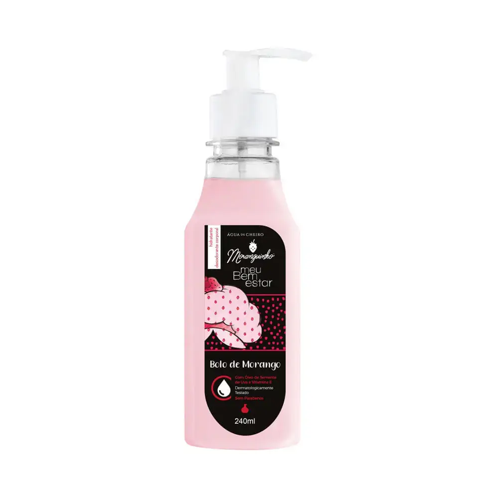 Body Lotion Meu Bem Estar Bolo de Morango 240ml