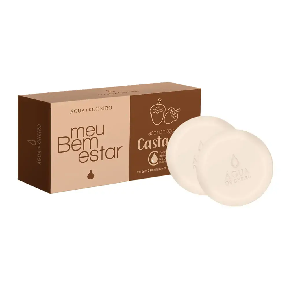Sabonete em barra Meu bem estar aconchego da castanha 90g