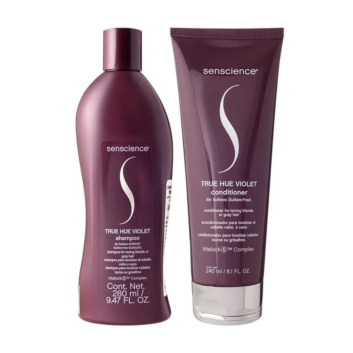 Senscience Kit True Hue Shampoo 280ml + Condicionador 240ml - NULO