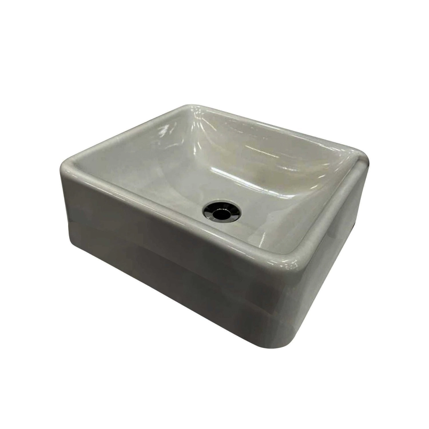 Cuba Mármore Sintético Sobrepor 35,5cm X 32cm Quinto Branco