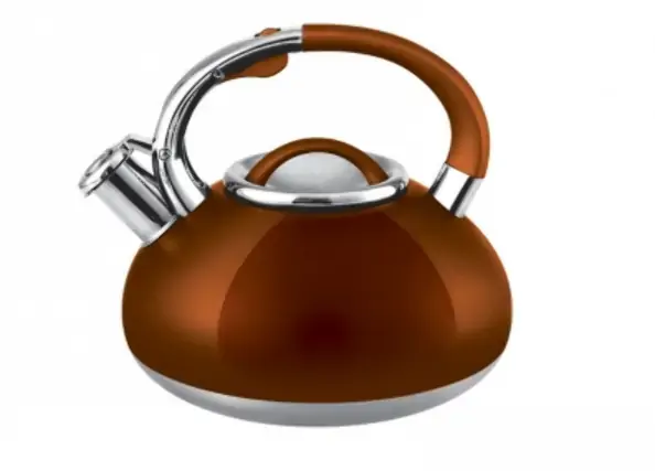 Chaleira Mart 3l Inox Cabo Silicone Ocre