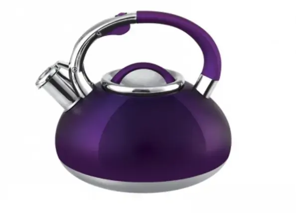 Chaleira Mart 3l Inox Cabo Silicone Roxa