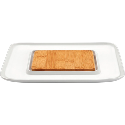 Conjunto Para Queijo Em Bambu Island Ii 2 Peças Mart