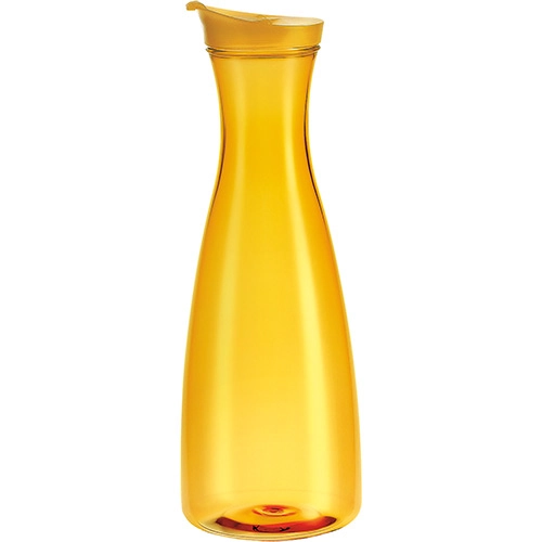 Garrafa Em Acrílico Amarelo Com Tampa Mart