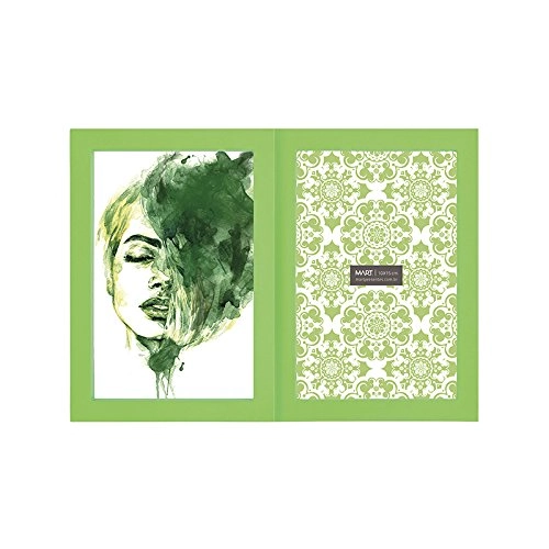 Porta Retrato Mart 10x15cm Verde 2 Fotos
