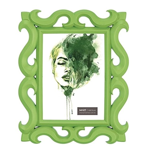 Porta Retrato Style Verde 10x15 Cm