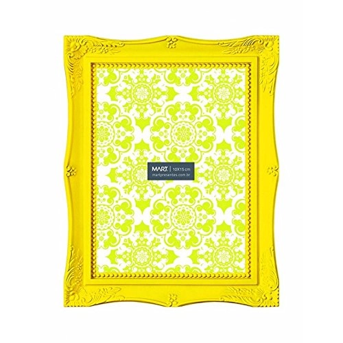Porta Retrato Mart 10x15cm Amarelo