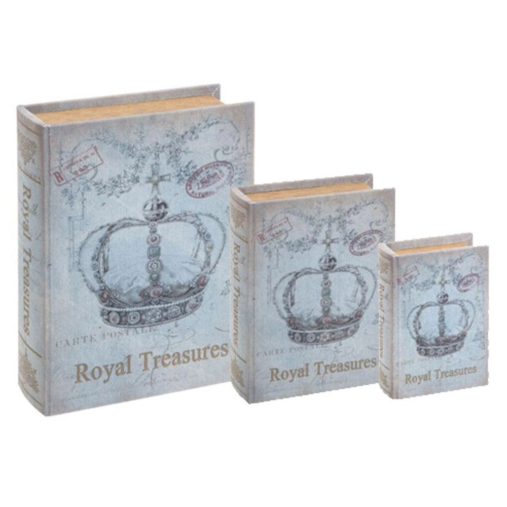 Kit Livro Caixa 3 Peças Tesouro Real 1696g Mart