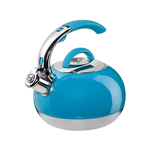 Chaleira Mart 2,7l Inox Cabo Silicone Azul