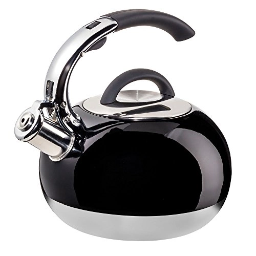 Chaleira Mart 2,7l Inox Cabo Silicone Preta