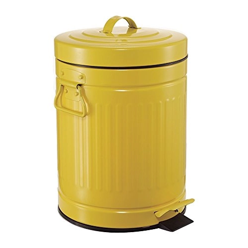 Lixeira Mart 5l Retro Amarela