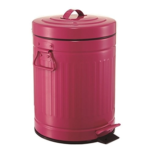 Lixeira Mart 5l Retro Rosa