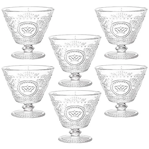 Jg.6 Tacas Mart P/sobremesa Cristal