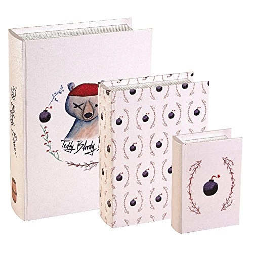 Kit Livro Caixa Mart C/3 Pcs Urso Pirata