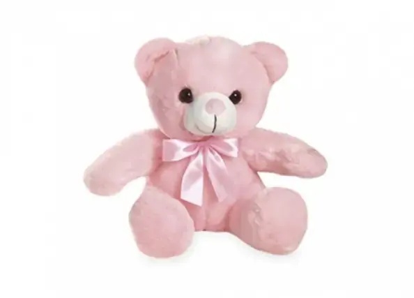 Brinquedo.buba Pelucia Ursinho Minha Luz Rosa