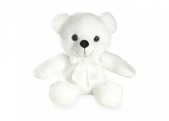 Brinquedo.buba Pelucia Ursinho Minha Luz Branco