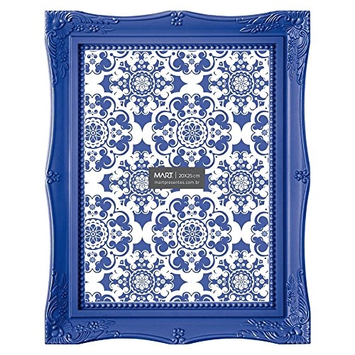 Porta Retrato Mart 20x25cm Azul Mod.2