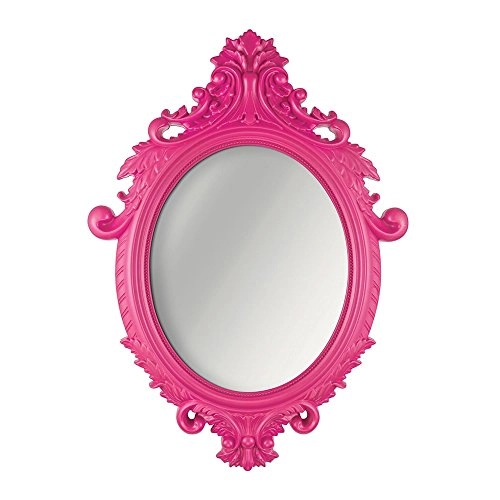 Espelho Mart Oval 52x72cm Rosa