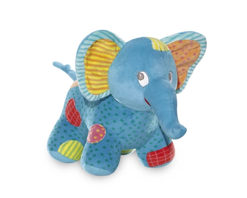 Brinquedo.buba Pelucia Elefantinho Azul