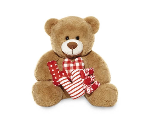 Brinquedo.buba Pelucia Ursinho Love Patch M