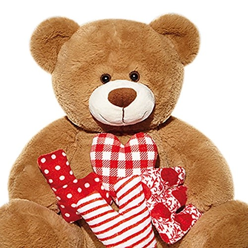 Brinquedo.buba Pelucia Ursinho Love Patch G