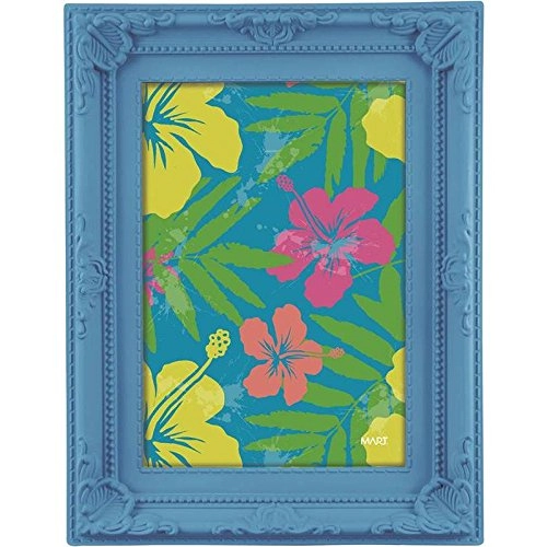 Porta Retrato Mart 20x25cm Azul Neon