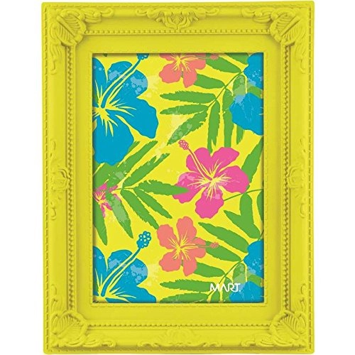 Porta Retrato Mart 10x15cm Amarelo Neon