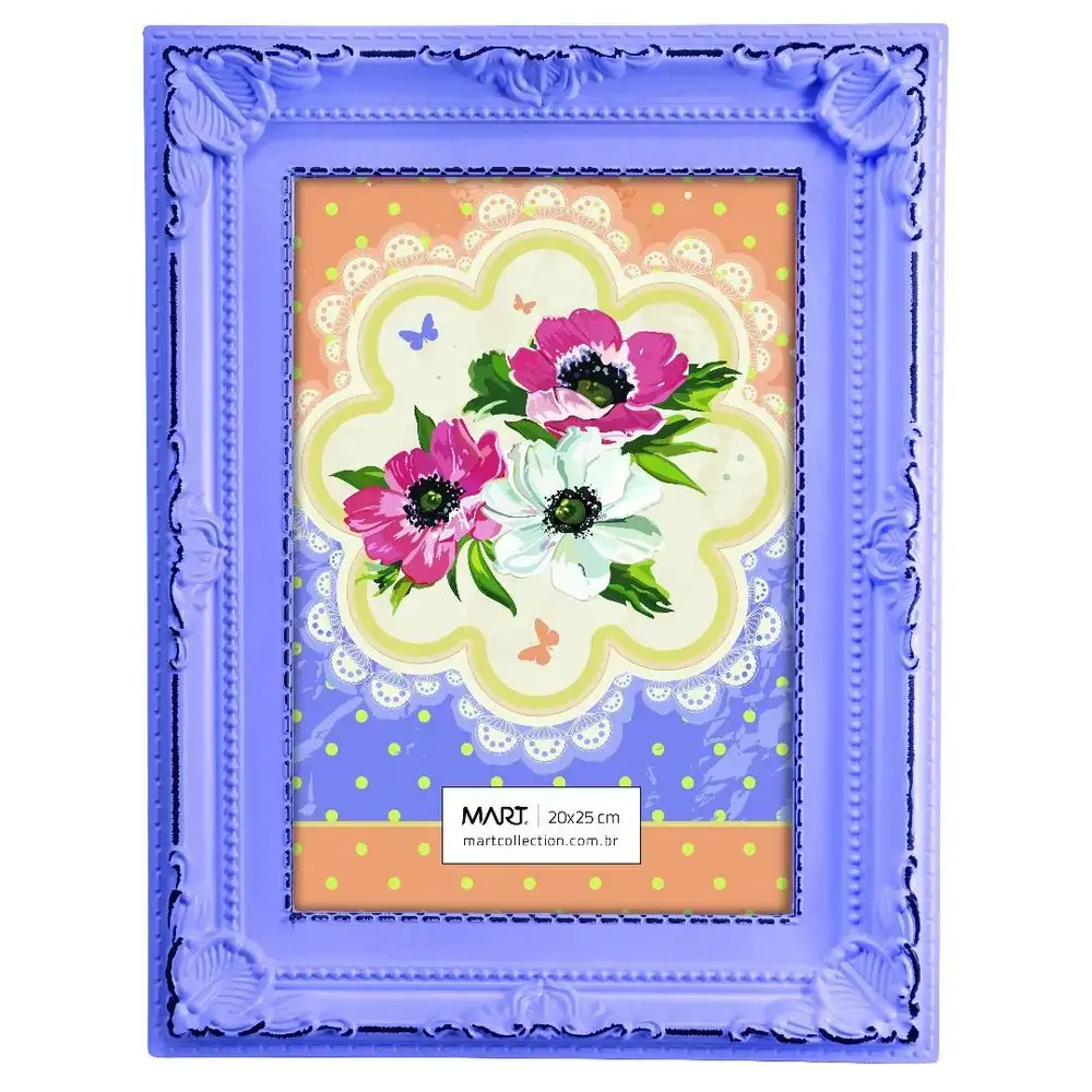 Porta Retrato Mart 13x18cm Lilas Candy Antique