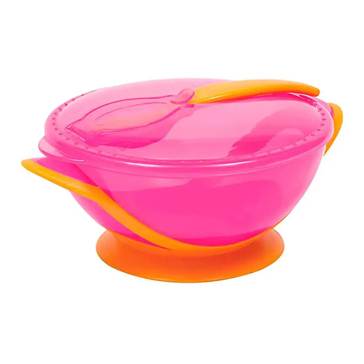 Kit Refeição - com Colher - Rosa - Buba