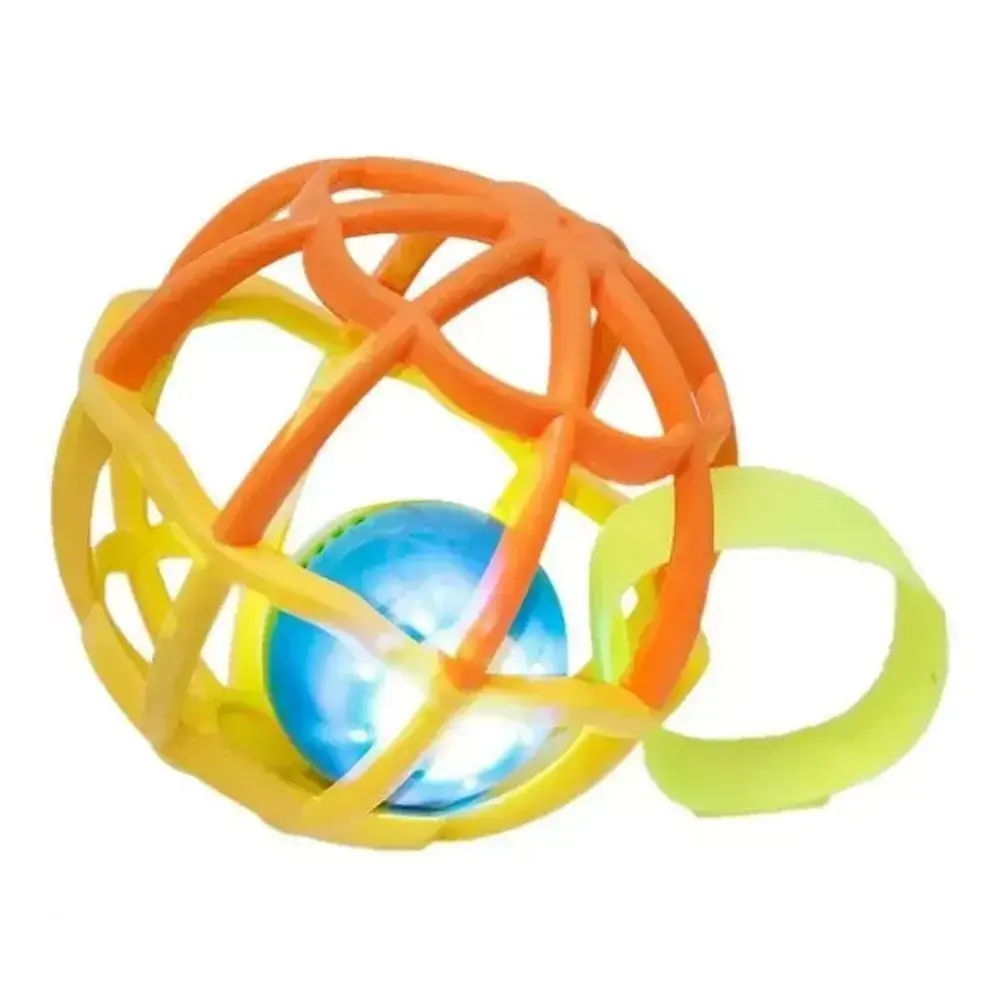 Bolinha - Baby Ball - Luz e Som - Amarelo e Laranja - Buba