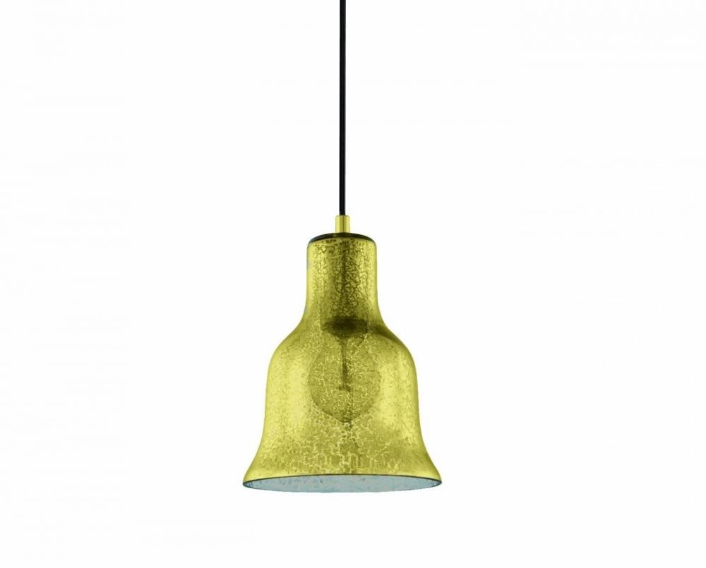 Pendente Em Vidro Antique Dourado