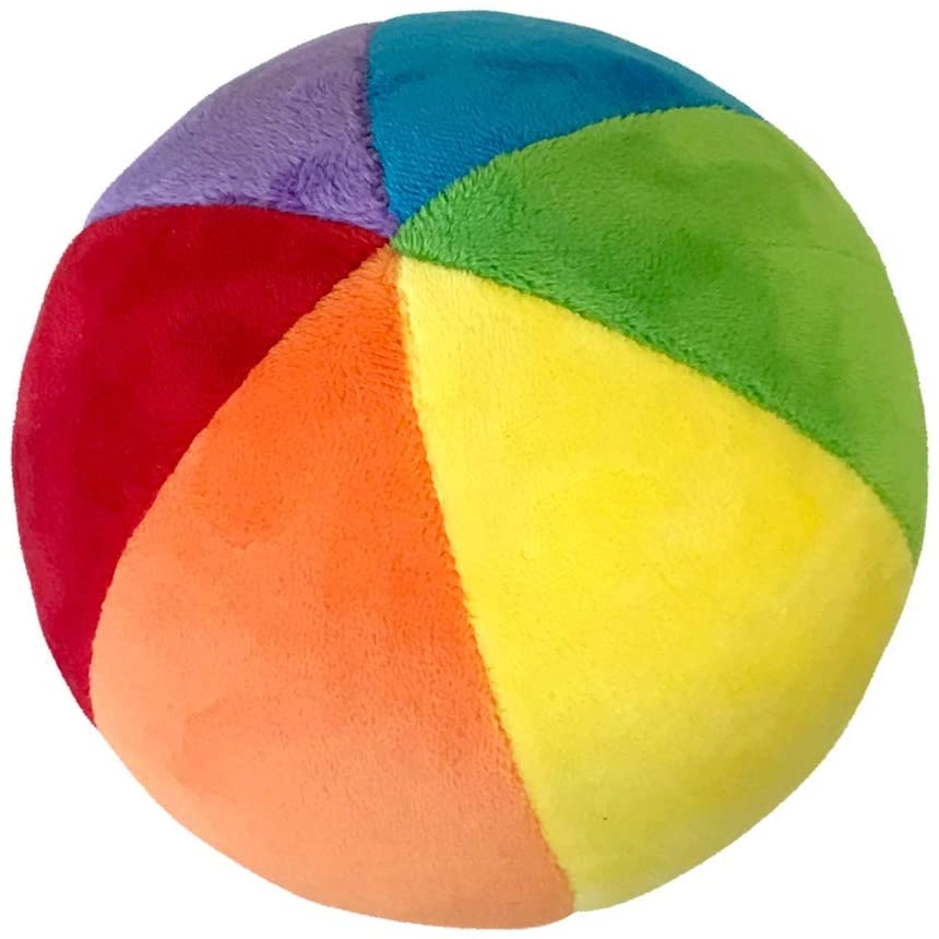 Bola Plush Chocalho - Colorida - Buba