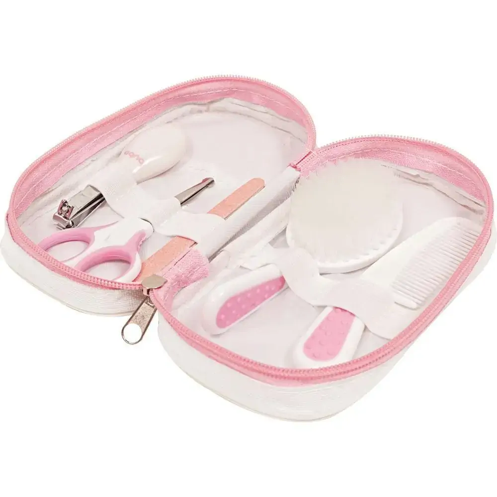 Kit De Higiene Cuidados Baby Para Bebês Com estojo Rosa Buba