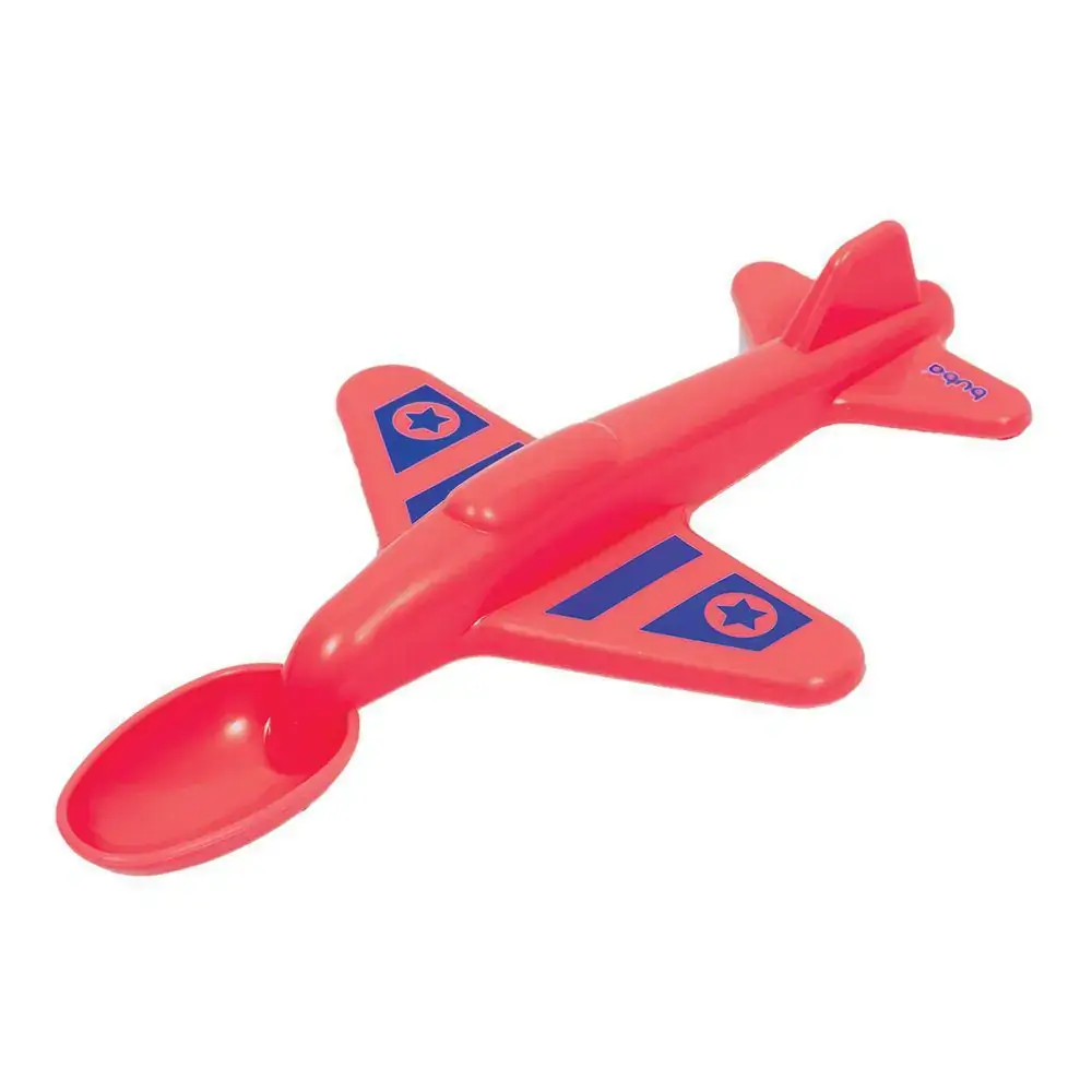 Colher - Aviãozinho - Vermelho - Buba